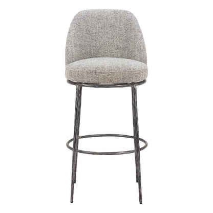 Zuo Modern - Nordhavn Swivel Barstool Gray - 110273 veiw 3