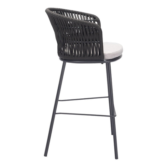 Zuo Modern - Freycinet Barstool Black - 703989 veiw 2