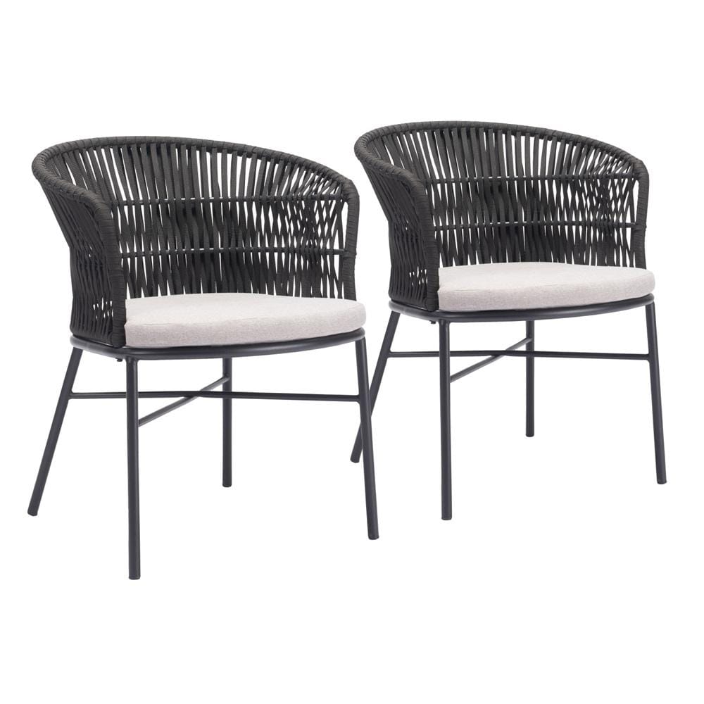 Zuo Modern - Freycinet Dining Chair (Set of 2) Black - 703987 veiw 1