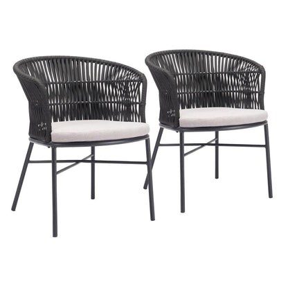Zuo Modern - Freycinet Dining Chair (Set of 2) Black - 703987 veiw 1