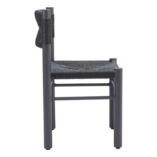 Zuo Modern - Iska Dining Chair (Set of 2) Black - 704049 veiw 2