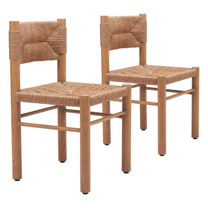 Zuo Modern - Iska Dining Chair (Set of 2) Natural - 704050 veiw 1