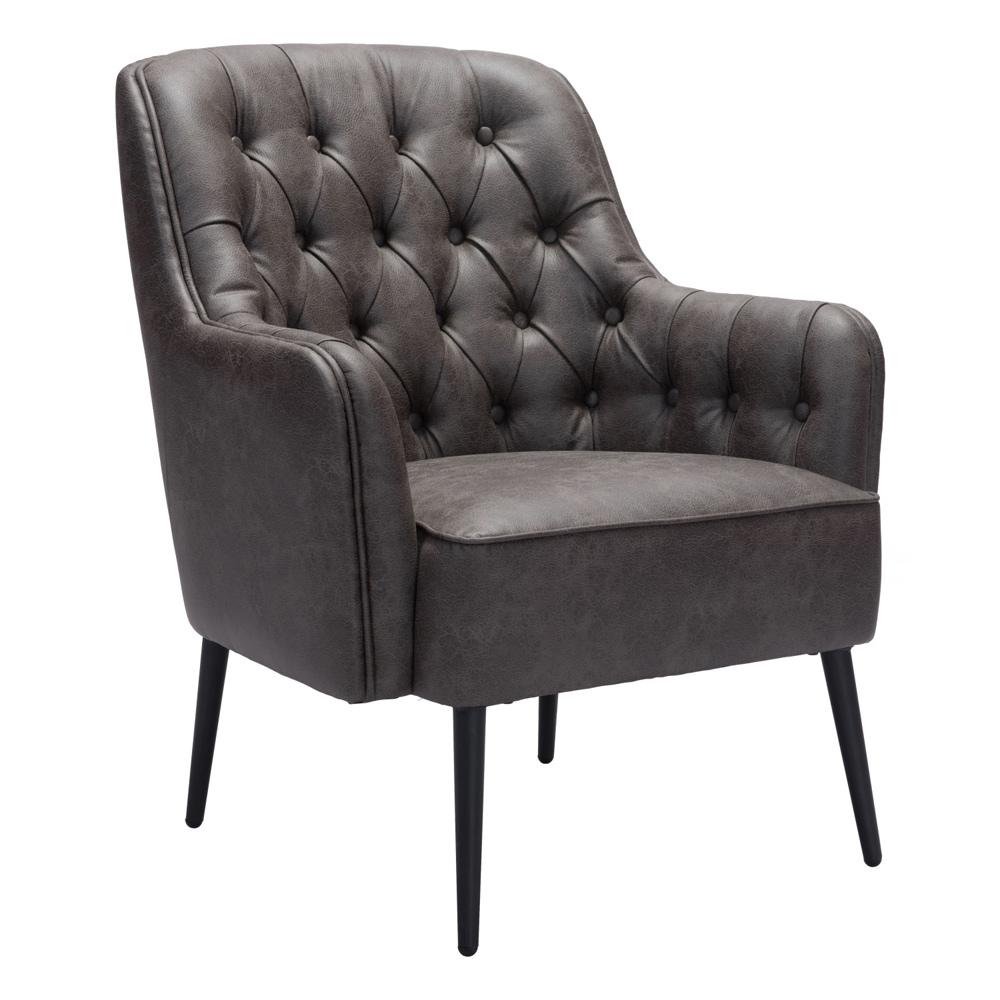 Zuo Modern - Tasmania Accent Chair Vintage Black - 109054 veiw 1