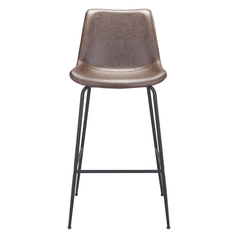 Zuo Modern - Byron Barstool Brown - 101771 veiw 3