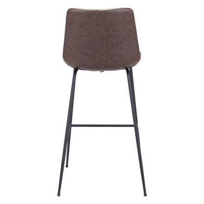Zuo Modern - Byron Barstool Brown - 101771 veiw 4