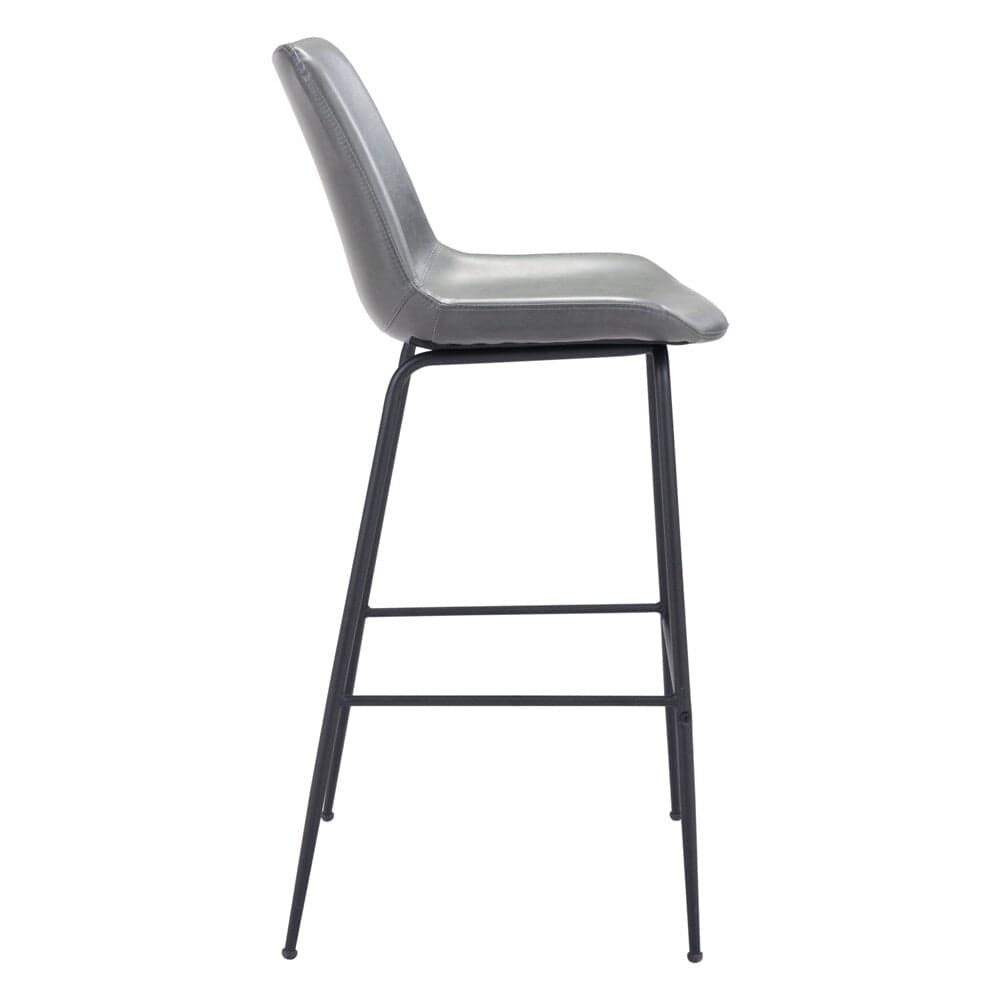 Zuo Modern - Byron Barstool Gray - 101772 veiw 2