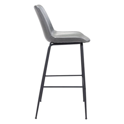 Zuo Modern - Byron Barstool Gray - 101772 veiw 2