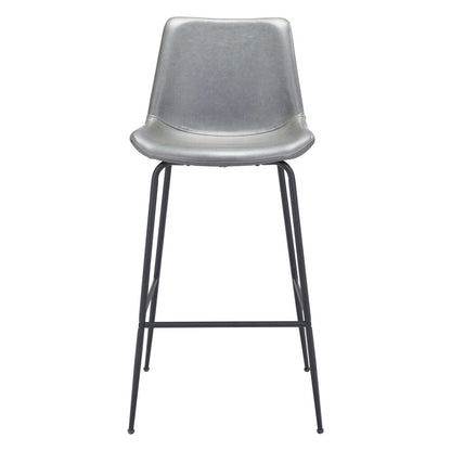 Zuo Modern - Byron Barstool Gray - 101772 veiw 3