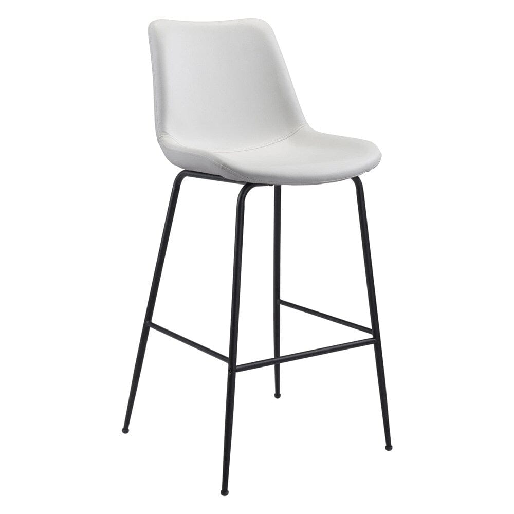 Zuo Modern - Byron Barstool White - 101773 veiw 1