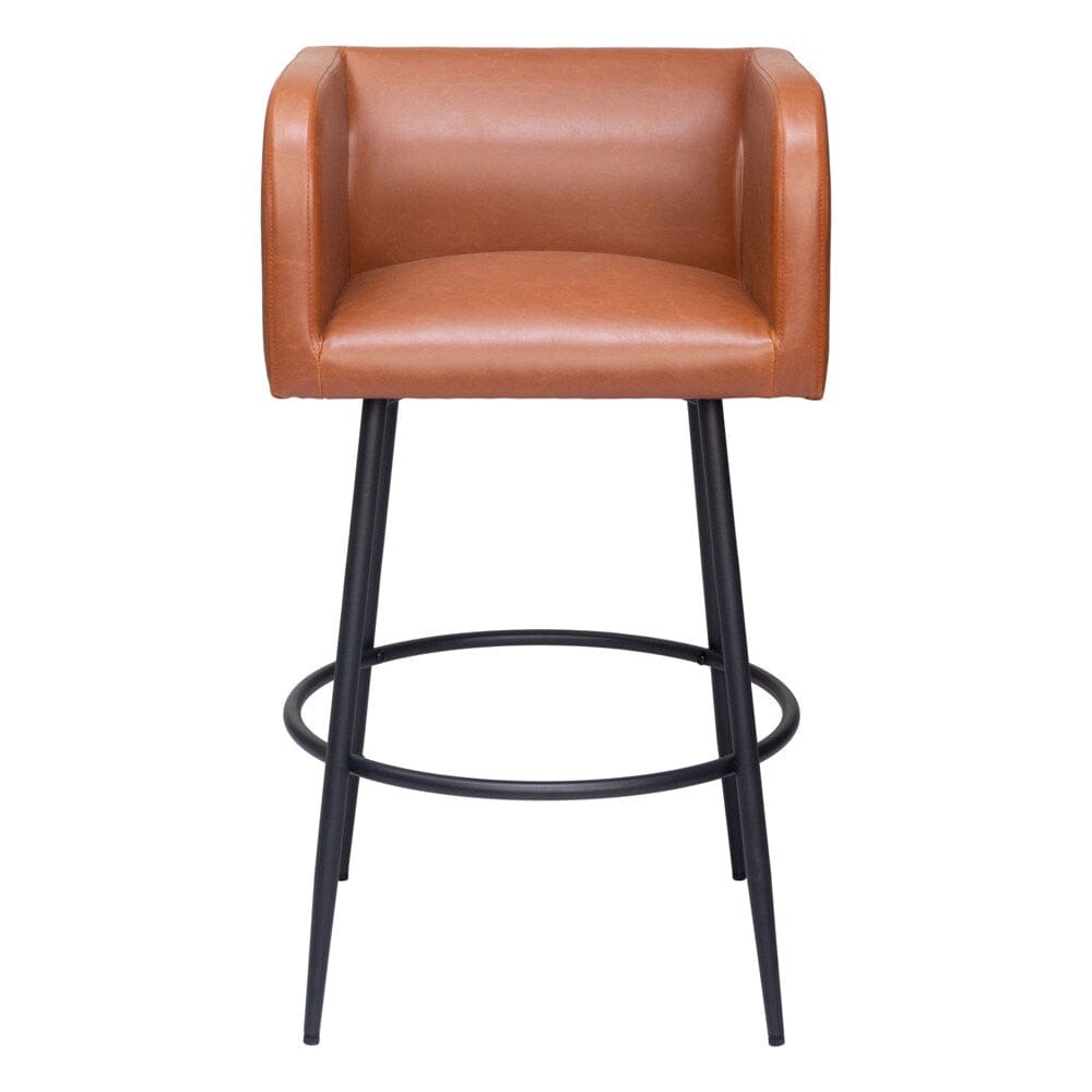 Zuo Modern - Horbat Barstool (Set of 2) Brown - 109947 veiw 3