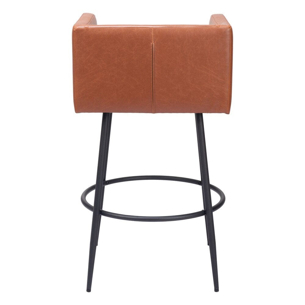 Zuo Modern - Horbat Barstool (Set of 2) Brown - 109947 veiw 4