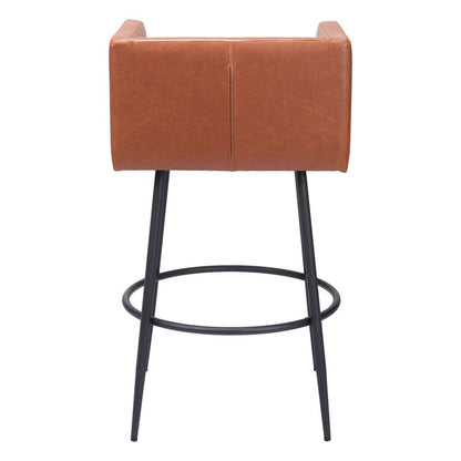 Zuo Modern - Horbat Barstool (Set of 2) Brown - 109947 veiw 4