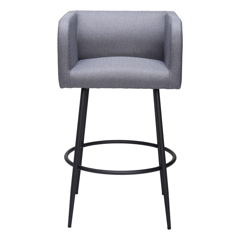 Zuo Modern - Horbat Barstool (Set of 2) Gray - 110066 veiw 3