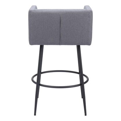Zuo Modern - Horbat Barstool (Set of 2) Gray - 110066 veiw 4