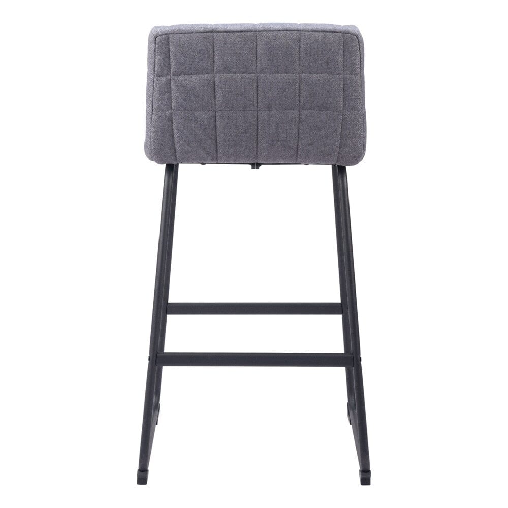 Zuo Modern - Pago Barstool (Set of 2) Gray - 110072 veiw 4