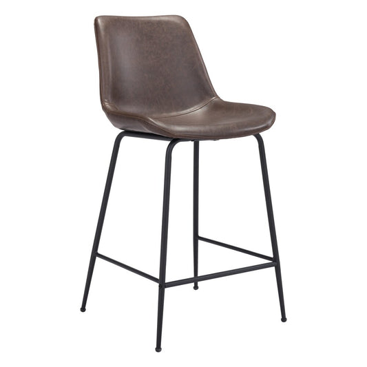 Zuo Modern - Byron Counter Stool Brown - 101774 veiw 1