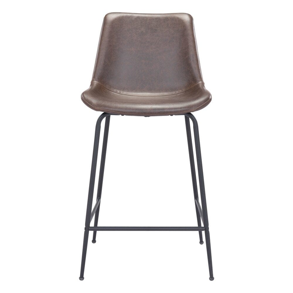 Zuo Modern - Byron Counter Stool Brown - 101774 veiw 3