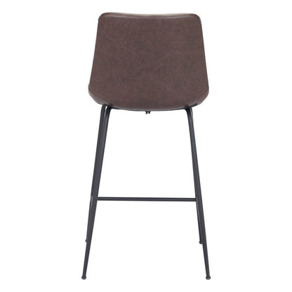 Zuo Modern - Byron Counter Stool Brown - 101774 veiw 4