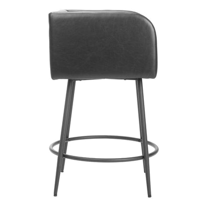 Zuo Modern - Horbat Counter Stool (Set of 2) Black - 110062 veiw 2