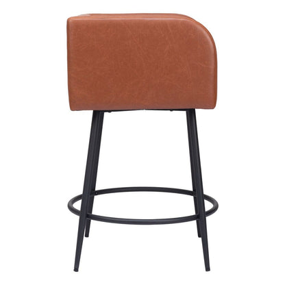 Zuo Modern - Horbat Counter Stool (Set of 2) Brown - 109946 veiw 2