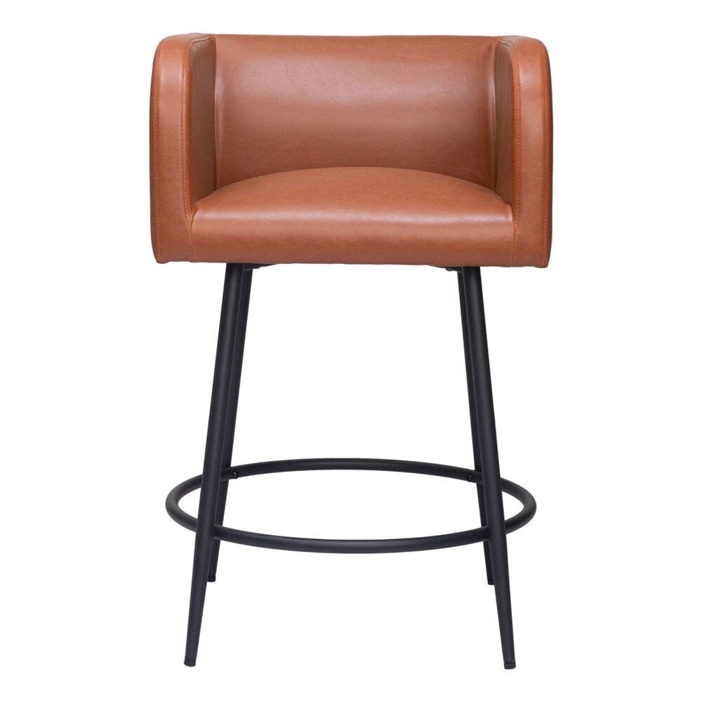 Zuo Modern - Horbat Counter Stool (Set of 2) Brown - 109946 veiw 3