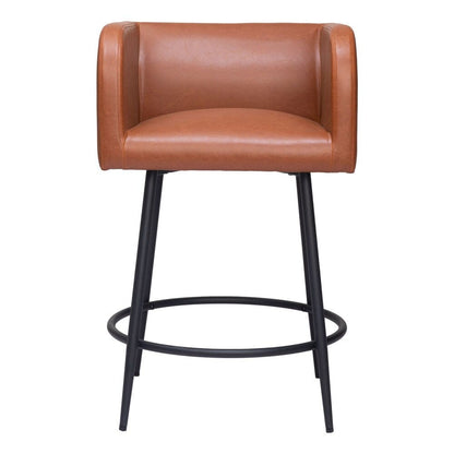 Zuo Modern - Horbat Counter Stool (Set of 2) Brown - 109946 veiw 3