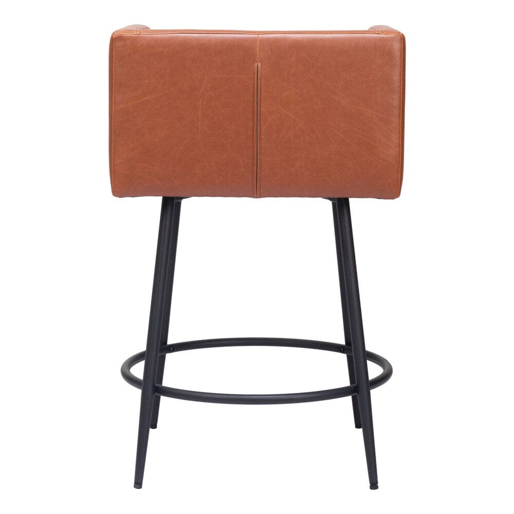Zuo Modern - Horbat Counter Stool (Set of 2) Brown - 109946 veiw 4