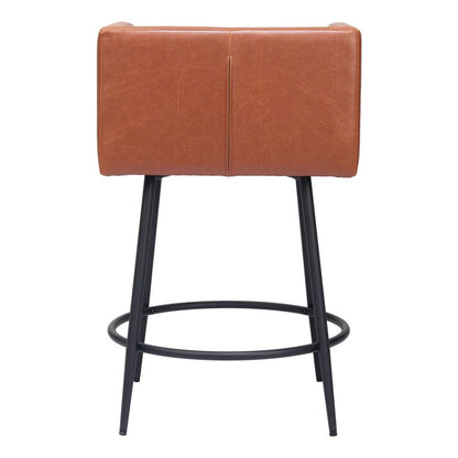 Zuo Modern - Horbat Counter Stool (Set of 2) Brown - 109946 veiw 4
