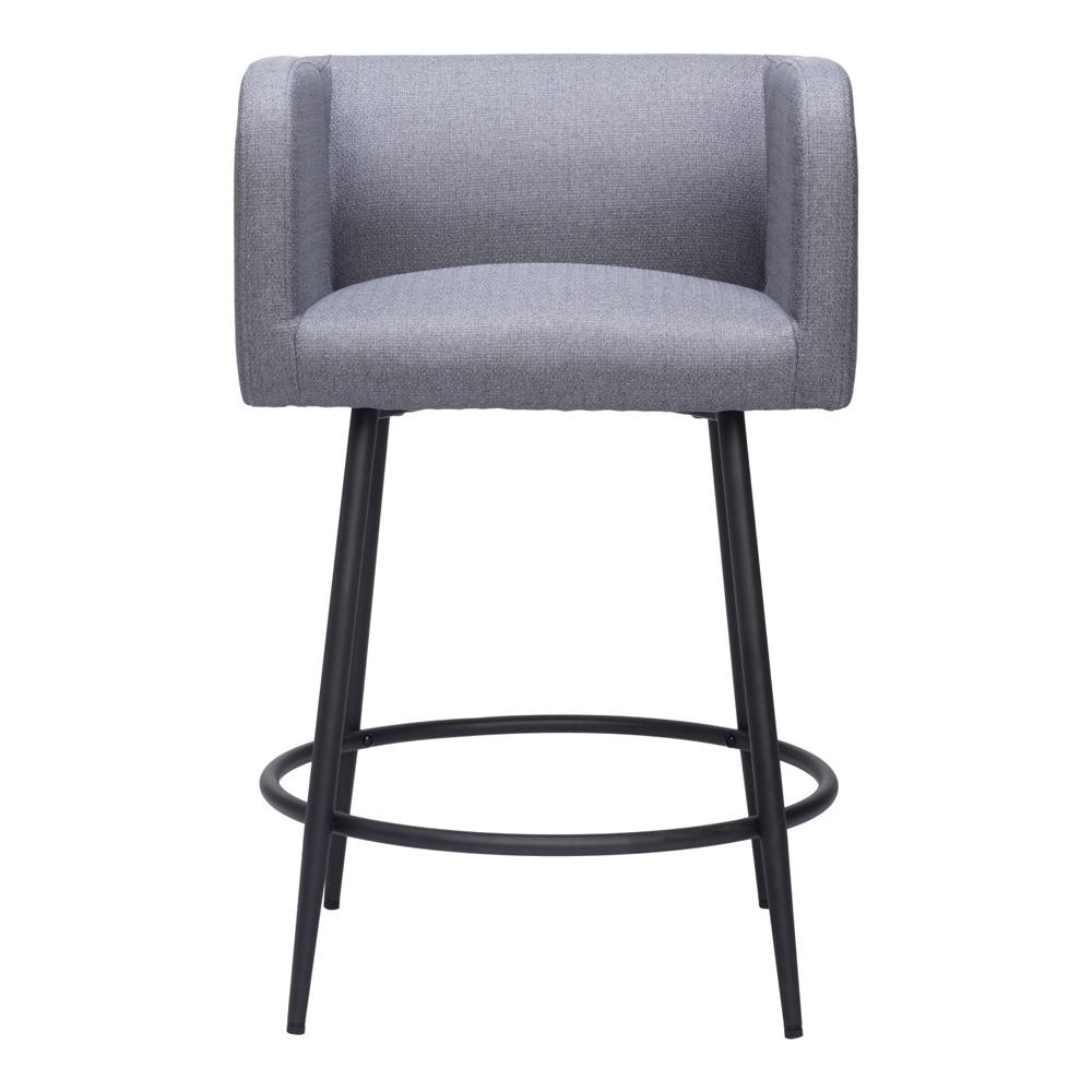 Zuo Modern - Horbat Counter Stool (Set of 2) Gray - 110065 veiw 3