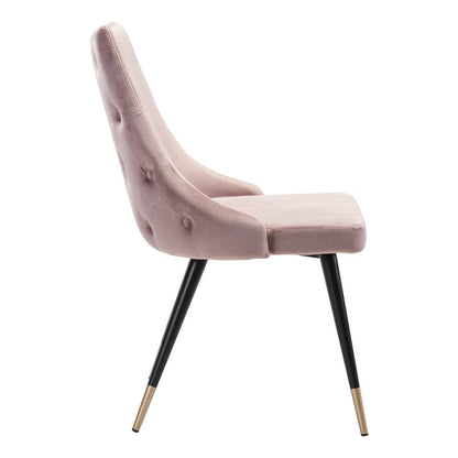 Zuo Modern - Piccolo Dining Chair (Set of 2) Pink - 101088 veiw 2