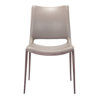 Zuo Modern - Ace Dining Chair (Set of 2) Brown & Walnut - 101282 veiw 3