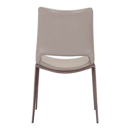 Zuo Modern - Ace Dining Chair (Set of 2) Brown & Walnut - 101282 veiw 4