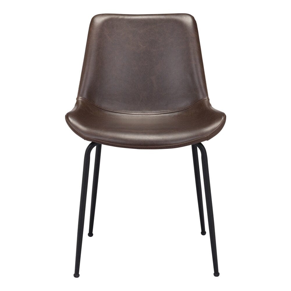 Zuo Modern - Byron Dining Chair (Set of 2) Brown - 101777 veiw 3