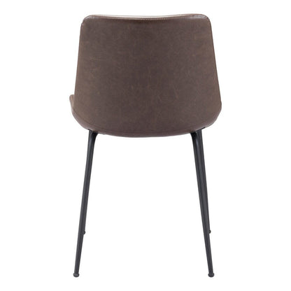 Zuo Modern - Byron Dining Chair (Set of 2) Brown - 101777 veiw 4