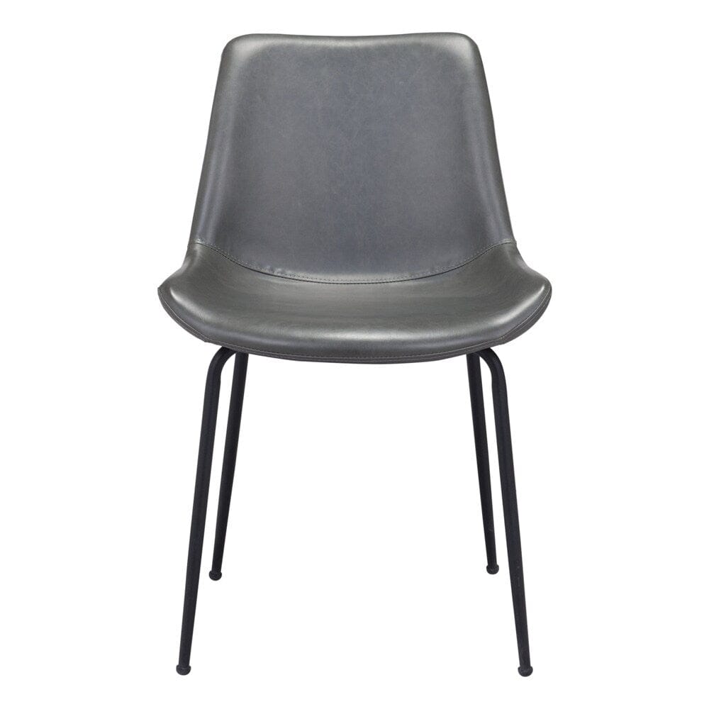 Zuo Modern - Byron Dining Chair (Set of 2) Gray - 101778 veiw 3