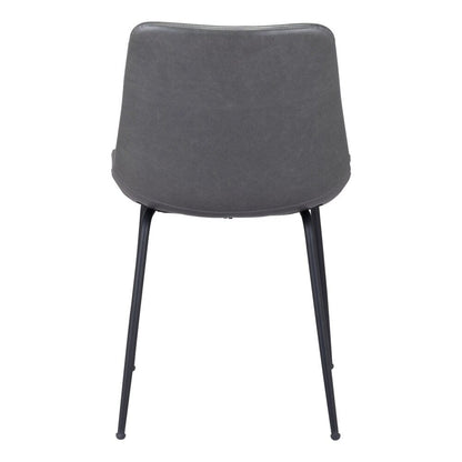 Zuo Modern - Byron Dining Chair (Set of 2) Gray - 101778 veiw 4