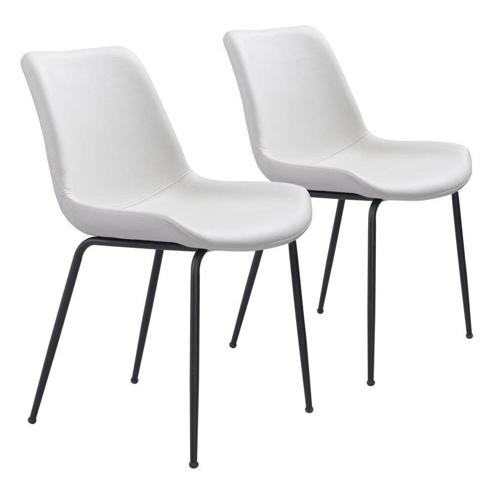 Zuo Modern - Byron Dining Chair (Set of 2) White - 101779 veiw 1