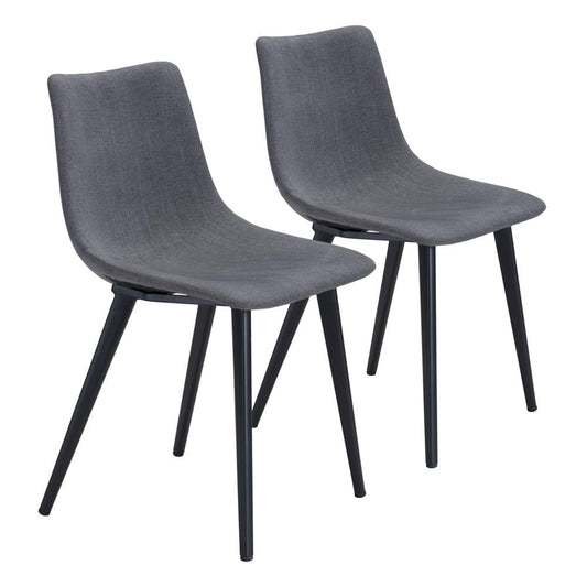 Zuo Modern - Daniel Dining Chair (Set of 2) Gray - 101949 veiw 1