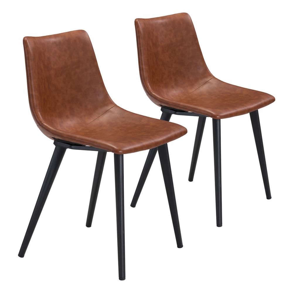 Zuo Modern - Daniel Dining Chair (Set of 2) Vintage Brown - 101947 veiw 1