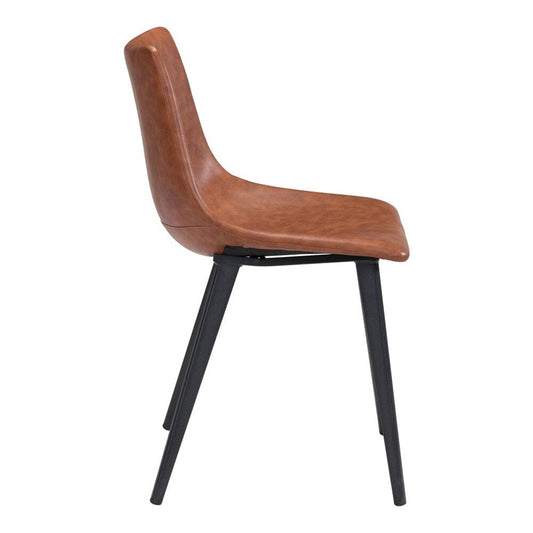 Zuo Modern - Daniel Dining Chair (Set of 2) Vintage Brown - 101947 veiw 2