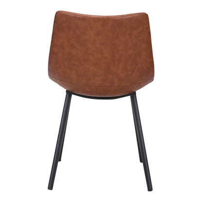 Zuo Modern - Daniel Dining Chair (Set of 2) Vintage Brown - 101947 veiw 4