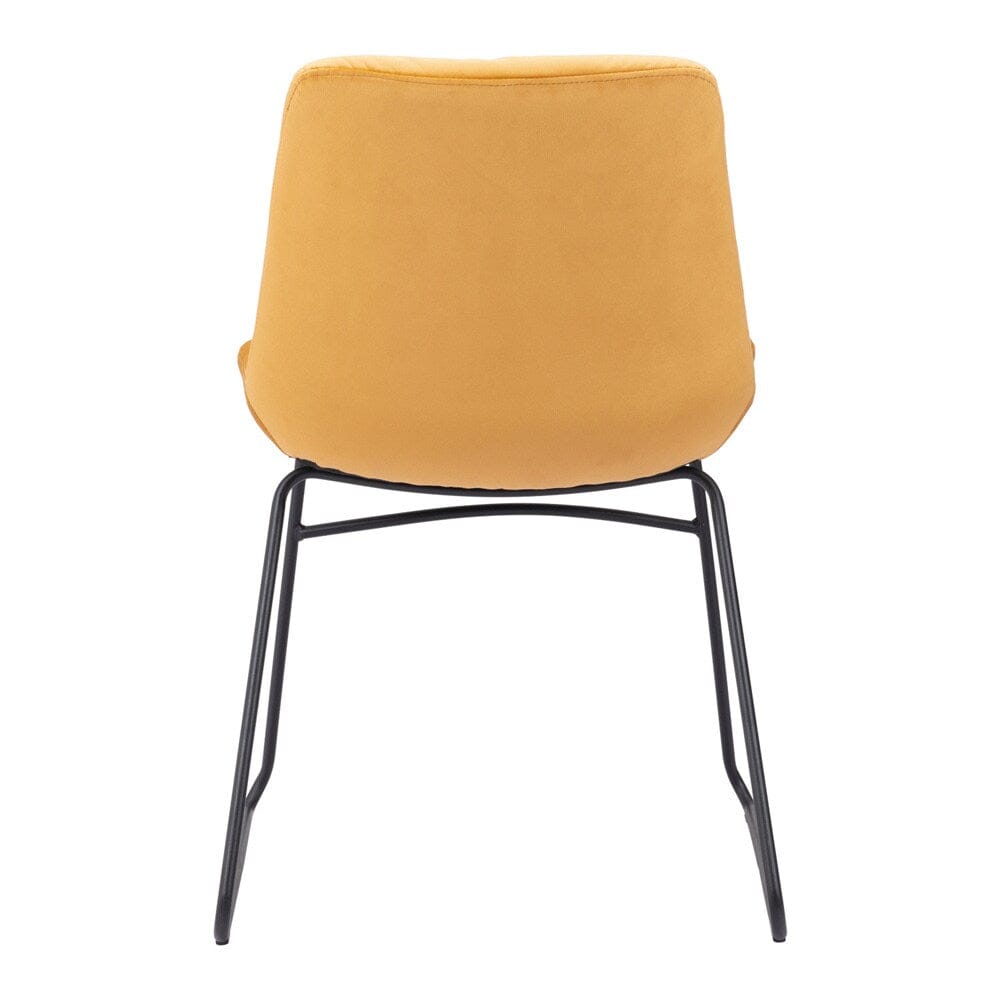 Zuo Modern - Tammy Dining Chair (Set of 2) Yellow - 109335 veiw 4