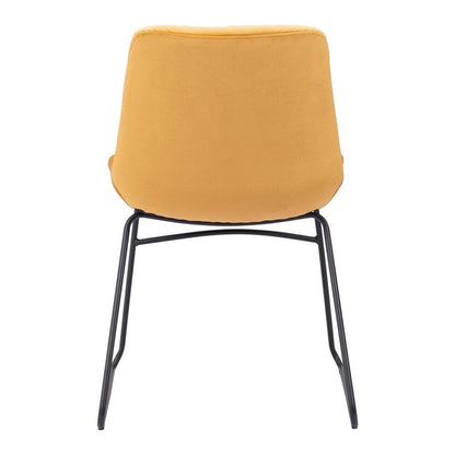 Zuo Modern - Tammy Dining Chair (Set of 2) Yellow - 109335 veiw 4
