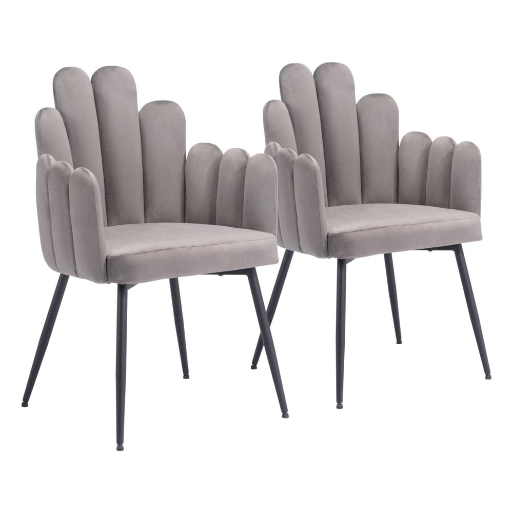 Zuo Modern - Noosa Dining Chair (Set of 2) Gray - 109655 veiw 1