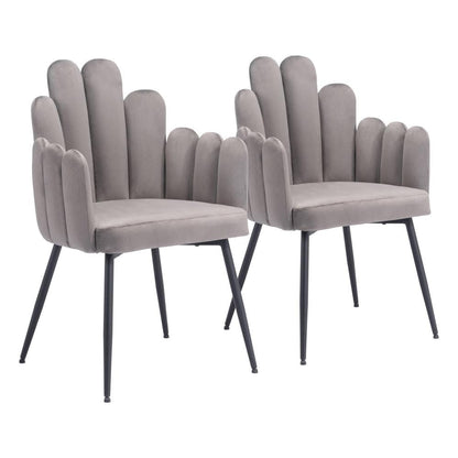 Zuo Modern - Noosa Dining Chair (Set of 2) Gray - 109655 veiw 1