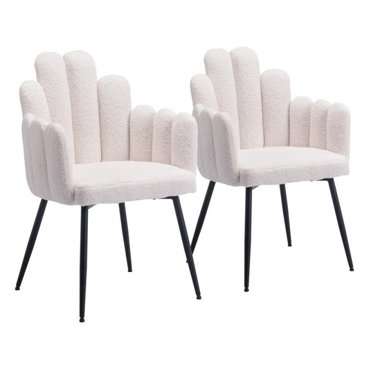 Zuo Modern - Noosa Dining Chair (Set of 2) Ivory - 109657 veiw 1