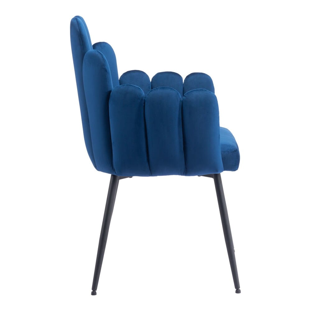Zuo Modern - Noosa Dining Chair (Set of 2) Navy Blue - 109654 veiw 2