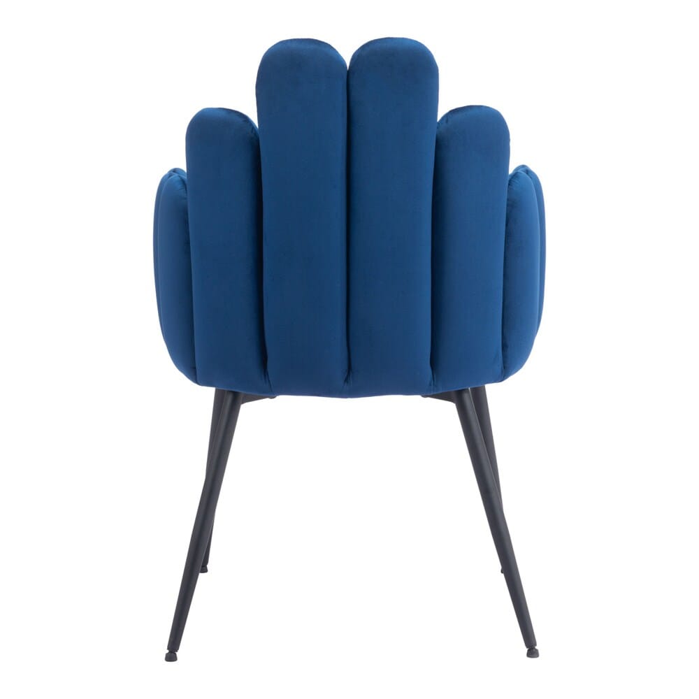 Zuo Modern - Noosa Dining Chair (Set of 2) Navy Blue - 109654 veiw 4