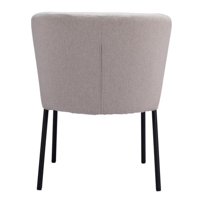 Zuo Modern - Aimee Dining Chair (Set of 2) Beige - 109678 veiw 4