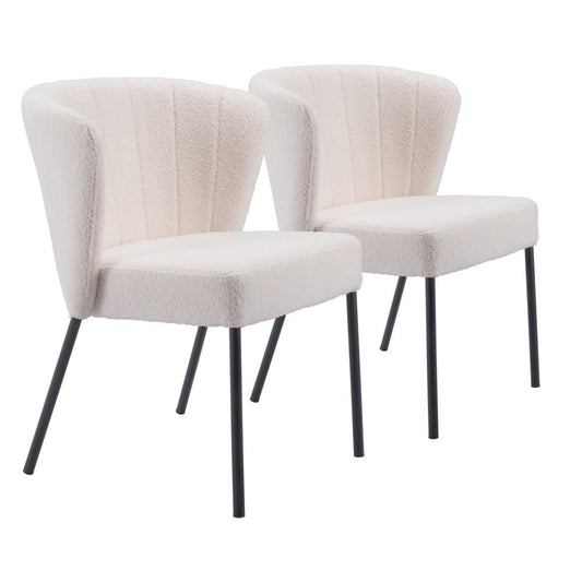 Zuo Modern - Aimee Dining Chair (Set of 2) Cream - 109677 veiw 1